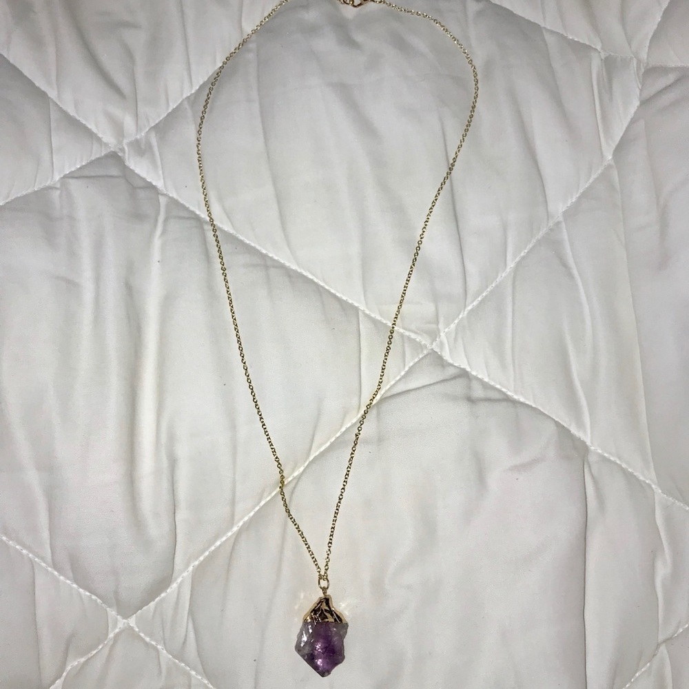 Purple Crystal necklace